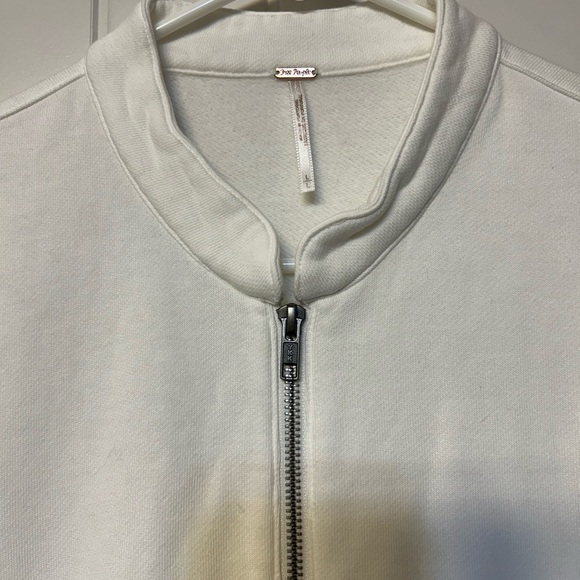 Free People Just For You puff sleeve zip up jacket - Picture 6 of 7